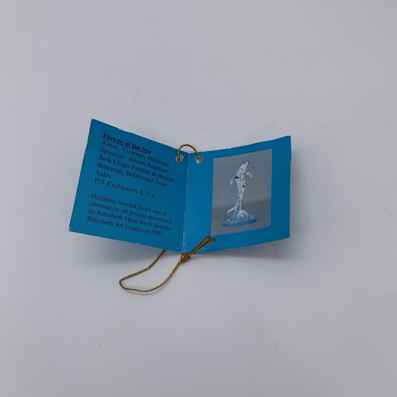 EXCLUSIVE Dolphins Around Town “Flower of the Sea” HTF Beach Statue # 32/5,05 - Picture 12 of 12